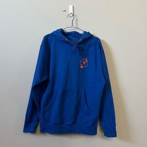 Harry Styles 2022 Official House Love on pullover unisex blue orange hoodie